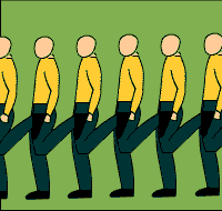 Gráfico de ejercicio file of lames