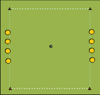 Gráfico de ejercicio handkerchief  with ball