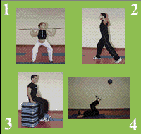 Gráfico de ejercicio Lower body strenght