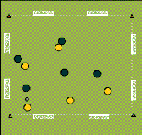 Gráfico de ejercicio 8 small goals