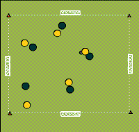 Gráfico de ejercicio Drive and kick to goal